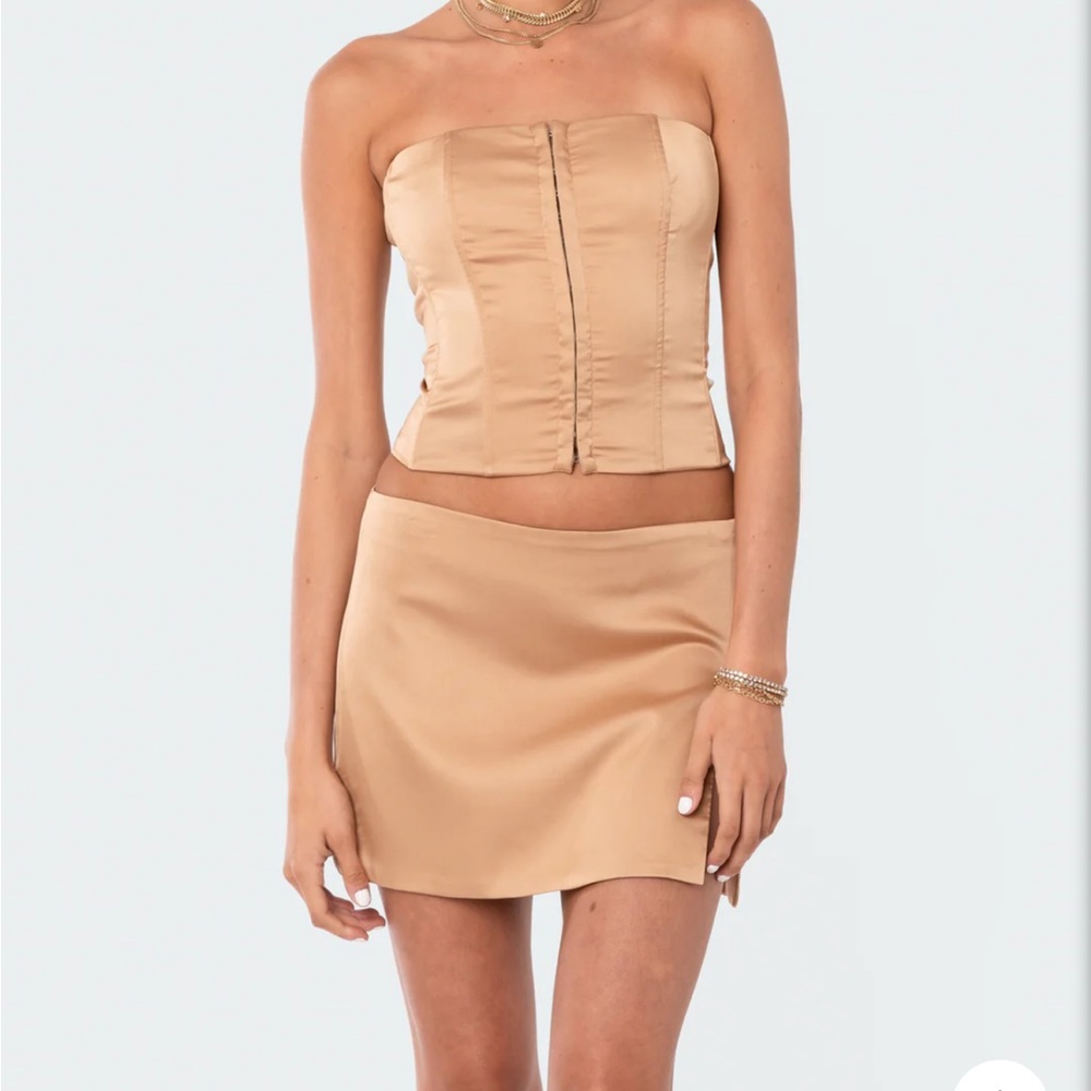 Silky Satin Two-Piece Set